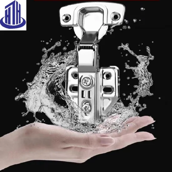 Adjustable Soft Closing Stainless Steel Hydraulic Hinge Cabinet Door Hardware Furniture Hinge